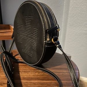 Tory Burch Perforated Logo Round Cross-Body